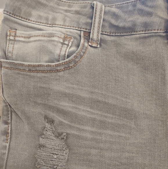 NWOT Grace&Lace Olive Gray Button Fly Jeans Size 12 - Picture 11 of 13